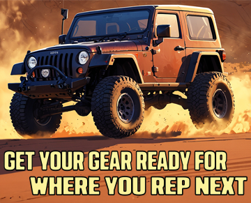 Get the gear to Rep your next jeep event.