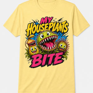 Graphic My Houseplants Bites banana tee