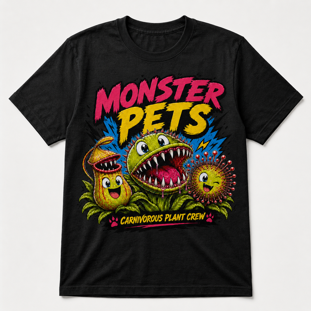 Graphic Monster Pets black tee