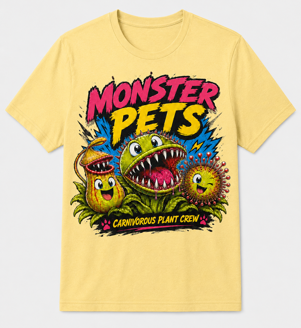 Graphic Monster Pets banana tee