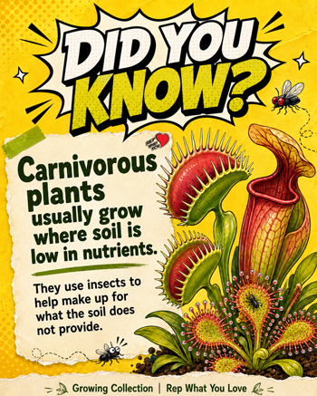 Carnivorous plants card 1