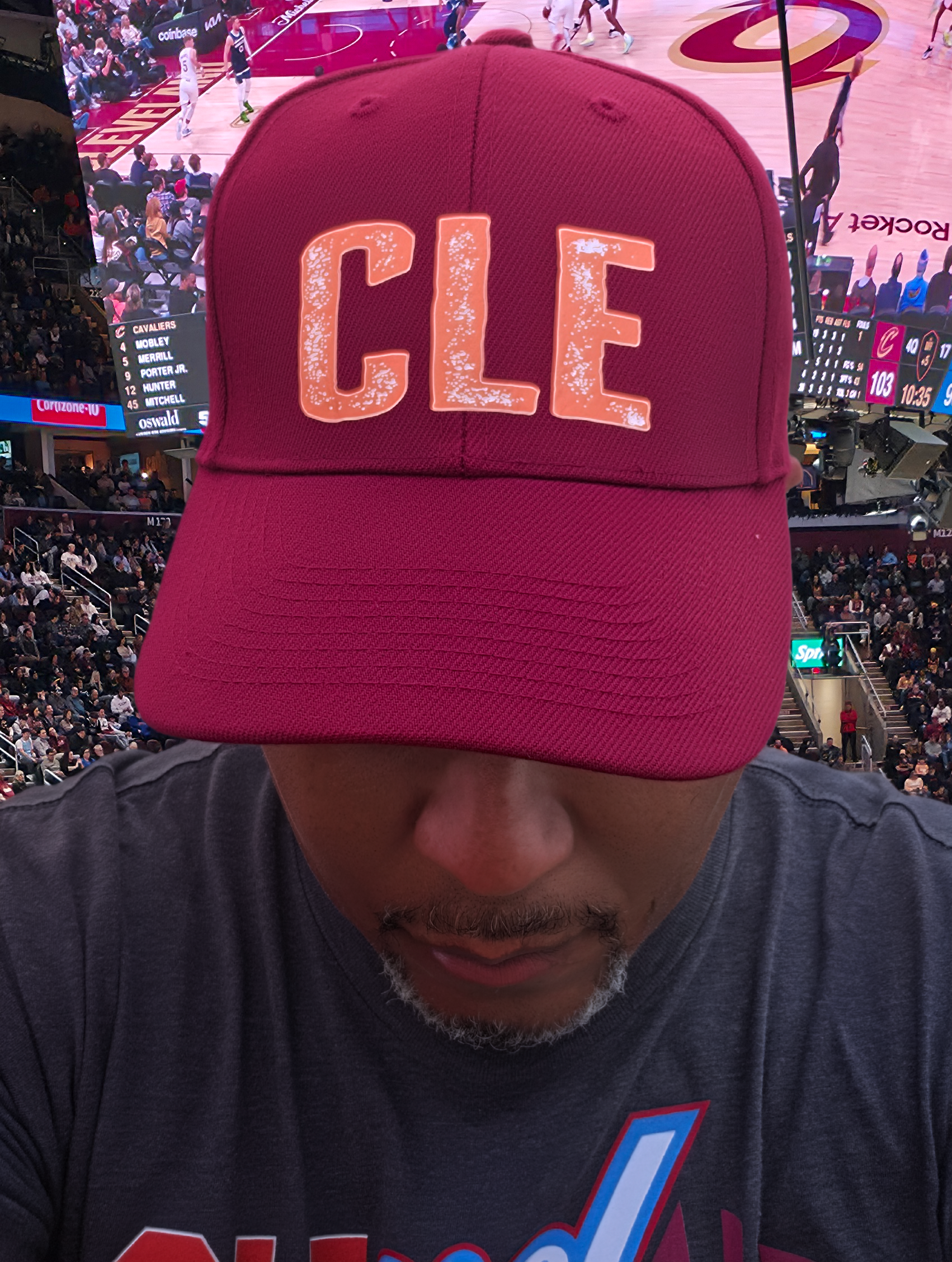 CLE hat at game time