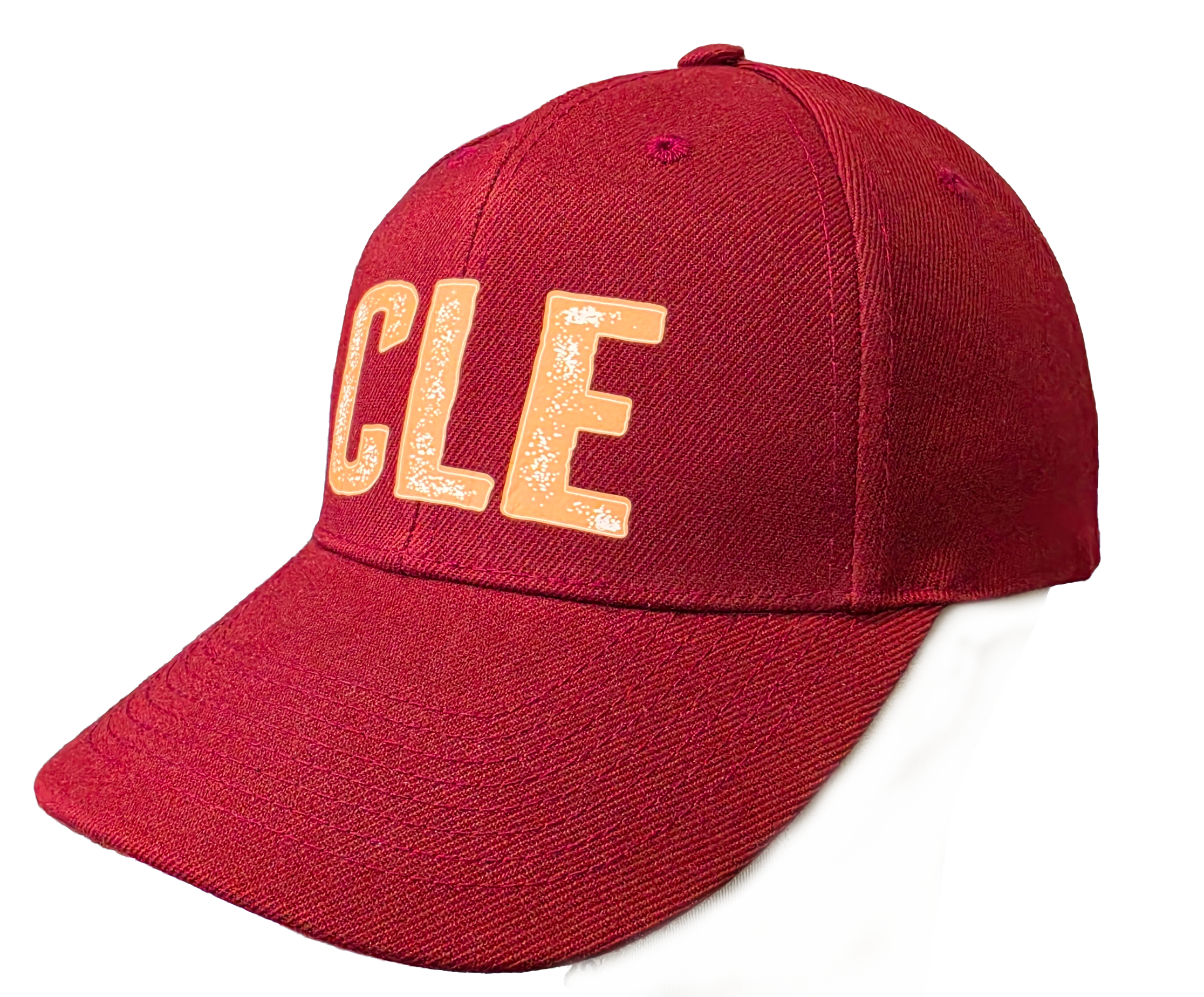 CLE vintage Cavs colors hat side