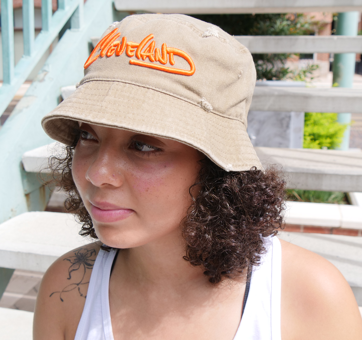 Cleveland bucket hat model image 1