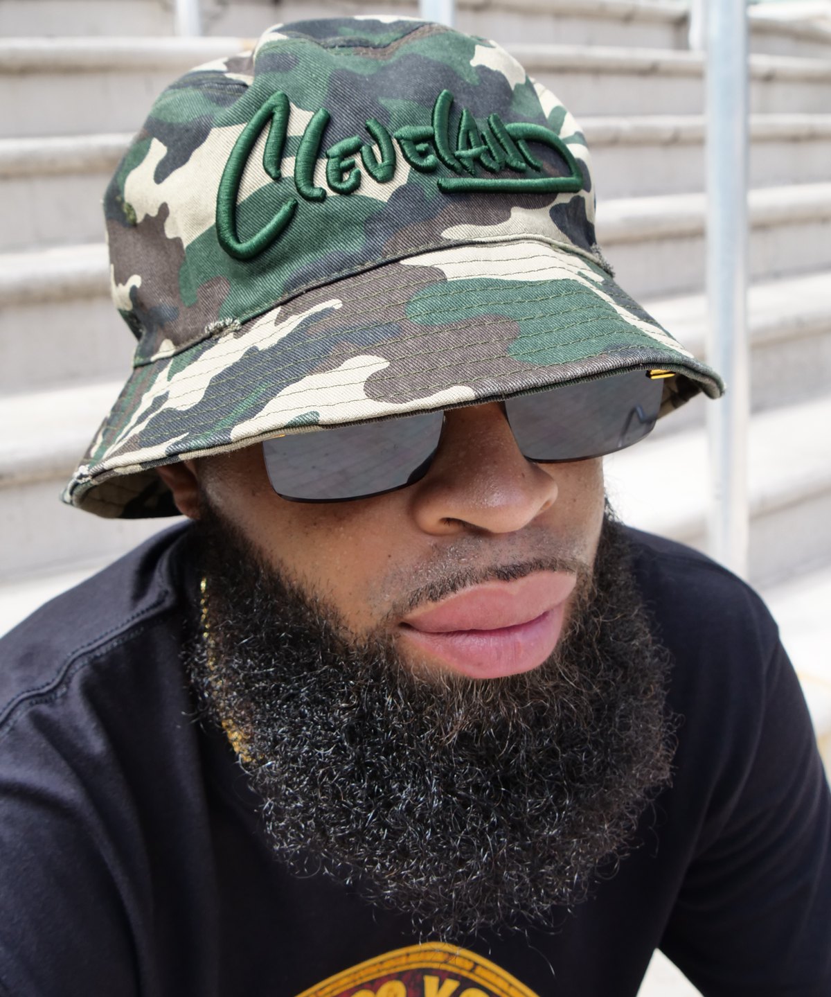 Cleveland bucket hat model image 2